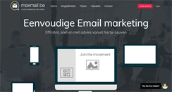 Desktop Screenshot of maxmail.be