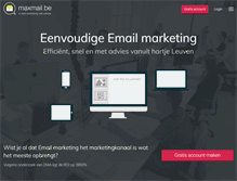 Tablet Screenshot of maxmail.be
